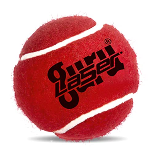 MRI Guru Laser Heavy Maroon Rubber Tennis Ball – Pack of 6 (Standard Size)