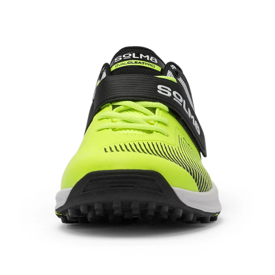 Solm8 S8 Fluo Lime Cricket Shoes
