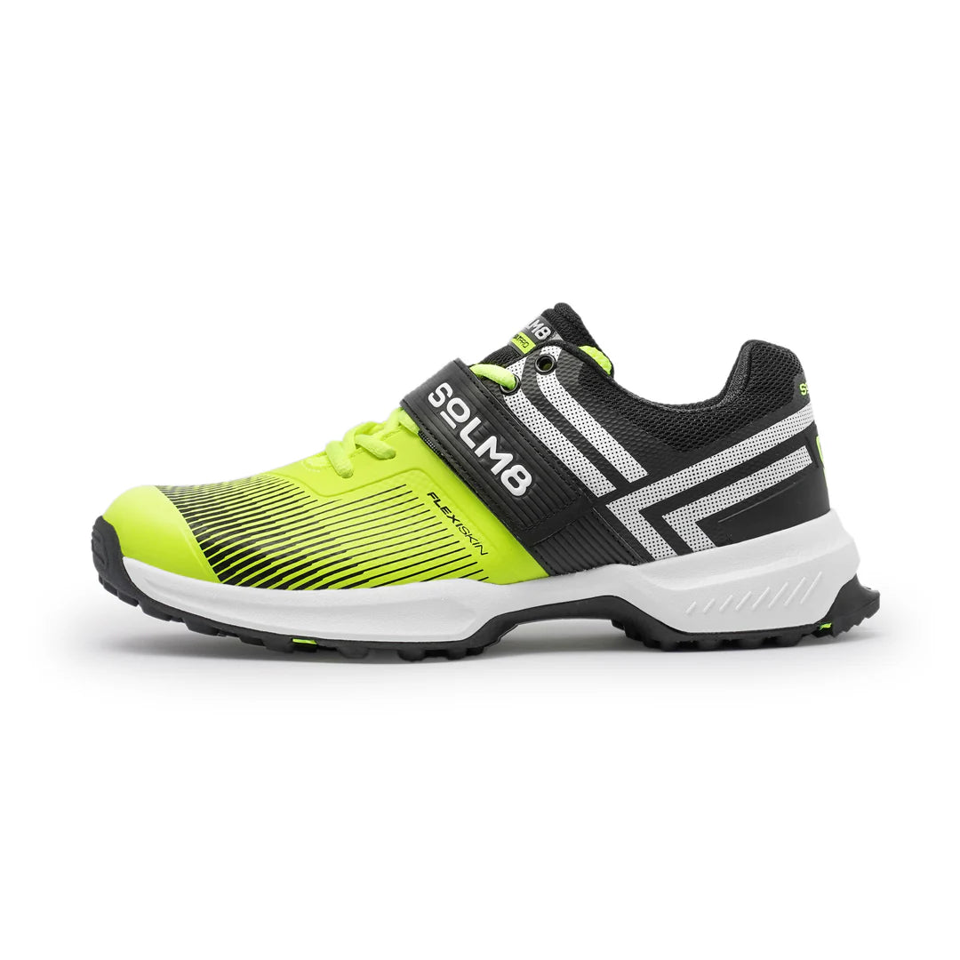 Solm8 S8 Fluo Lime Cricket Shoes