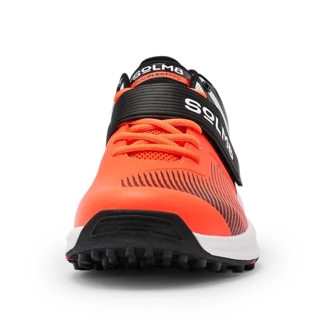 Solm8 S8 Neon Orange Cricket Shoes