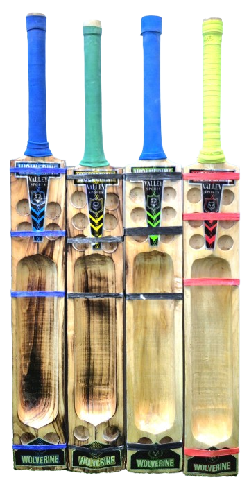Wolverin Vally Sports Kashmir Willow Hard Tennis Scoop Bat – Fire Edition (Grade A)
