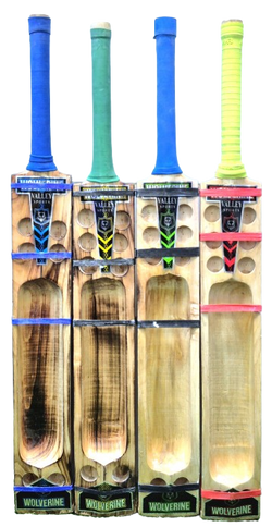 Image of Wolverin Vally Sports Kashmir Willow Hard Tennis Scoop Bat – Fire Edition (Grade A)
